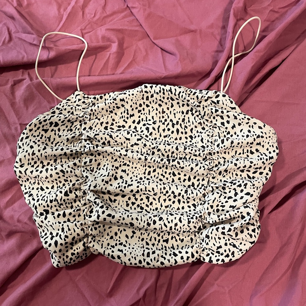 L.A hearts leopard print tank top size medium